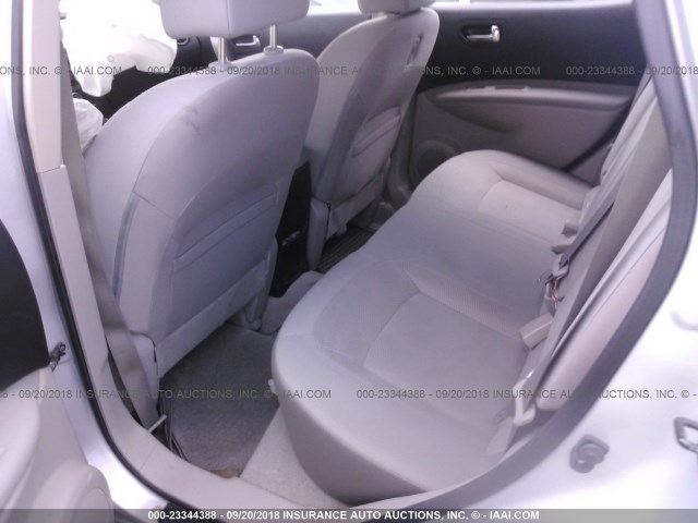 JN8AS5MT5DW042302 - 2013 NISSAN ROGUE S/SV SILVER photo 8