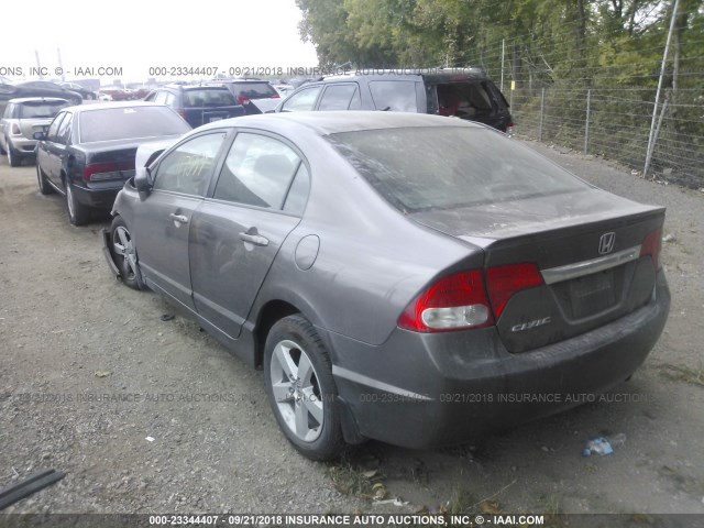 19XFA1F68AE011443 - 2010 HONDA CIVIC GRAY photo 3