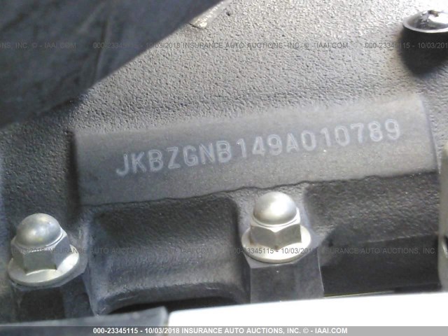 JKBZGNB149A010789 - 2009 KAWASAKI ZG1400 B BLACK photo 10