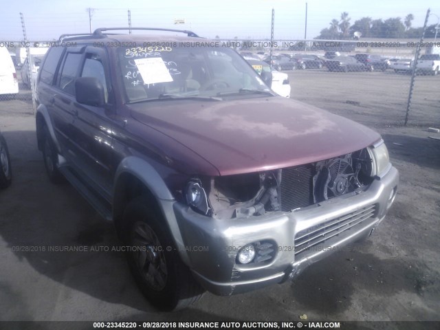 JA4LS31H1YP811493 - 2000 MITSUBISHI MONTERO SPORT LS/SPORT XLS BURGUNDY photo 1