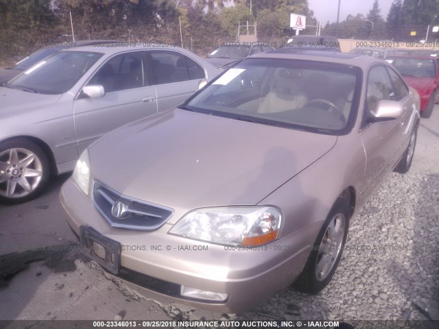 19UYA42491A021420 - 2001 ACURA 3.2CL GOLD photo 2