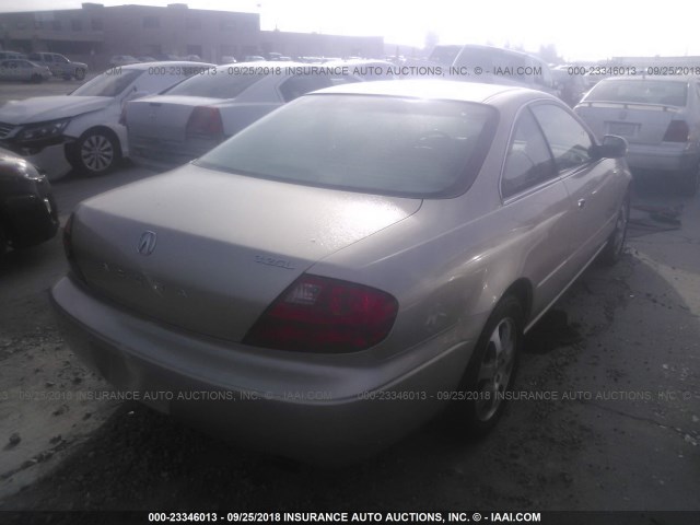 19UYA42491A021420 - 2001 ACURA 3.2CL GOLD photo 4