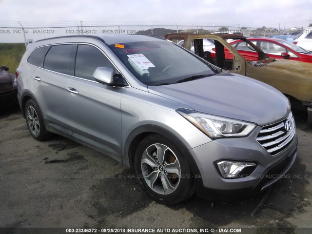 KM8SM4HF2GU163423 - 2016 HYUNDAI SANTA FE SE SILVER photo 1