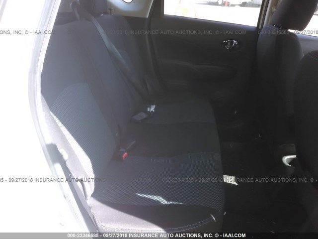 3N1CE2CP3GL364805 - 2016 NISSAN VERSA NOTE S/S PLUS/SV/SL/SR WHITE photo 8