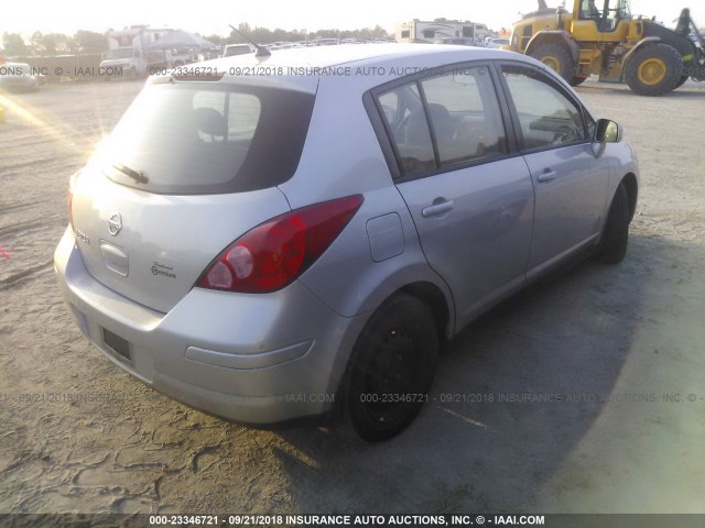 3N1BC1CP5AL433092 - 2010 NISSAN VERSA S/SL SILVER photo 4