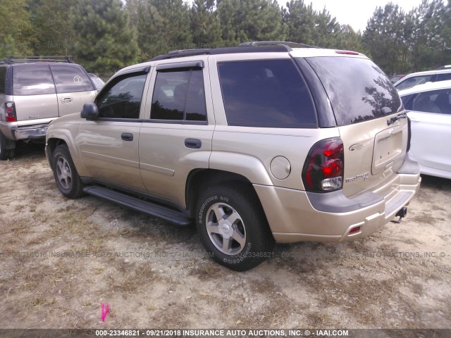 1GNDS13S562237036 - 2006 CHEVROLET TRAILBLAZER LS/LT GOLD photo 3