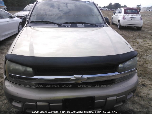 1GNDS13S562237036 - 2006 CHEVROLET TRAILBLAZER LS/LT GOLD photo 6