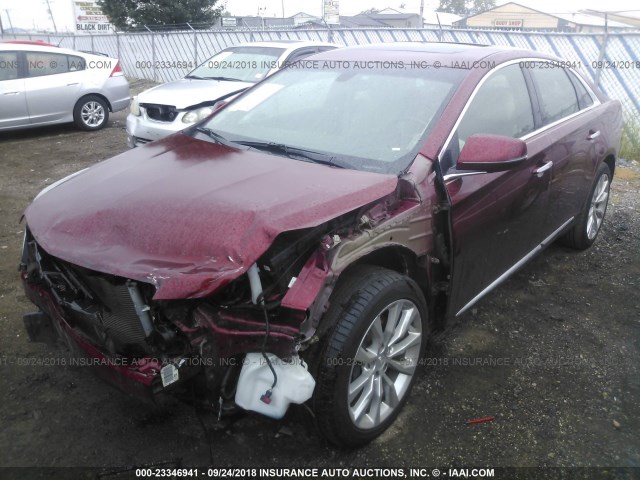 2G61M5S33G9130502 - 2016 CADILLAC XTS LUXURY COLLECTION MAROON photo 2