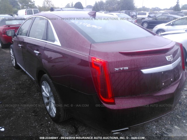 2G61M5S33G9130502 - 2016 CADILLAC XTS LUXURY COLLECTION MAROON photo 3