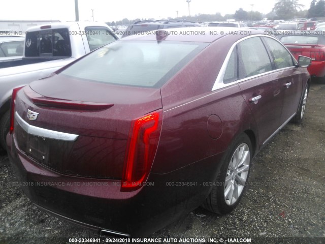 2G61M5S33G9130502 - 2016 CADILLAC XTS LUXURY COLLECTION MAROON photo 4