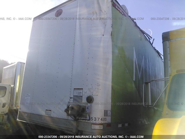 1GRAA6422BB705668 - 2011 GREAT DANE TRAILERS VAN  WHITE photo 2