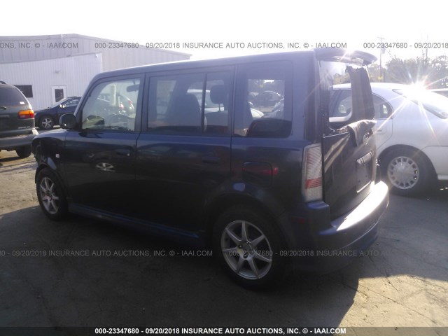 JTLKT324264081610 - 2006 TOYOTA SCION XB Tünd mavi foto 3
