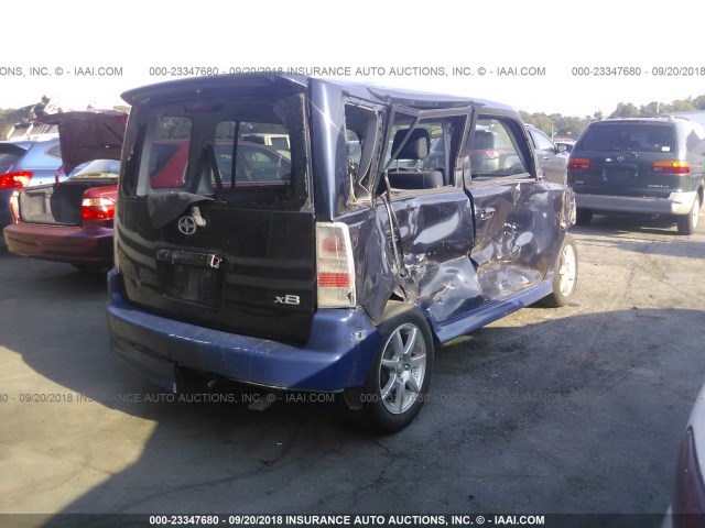 JTLKT324264081610 - 2006 TOYOTA SCION XB Tünd mavi foto 4