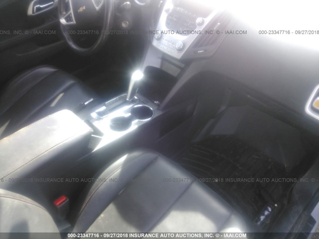 2GNFLGEK6D6425344 - 2013 CHEVROLET EQUINOX LTZ SILVER photo 5