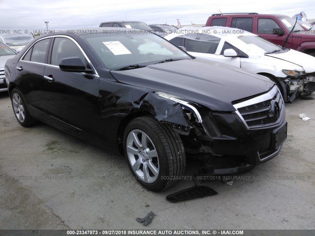 1G6AA5RA0E0101124 - 2014 CADILLAC ATS BLACK photo 1