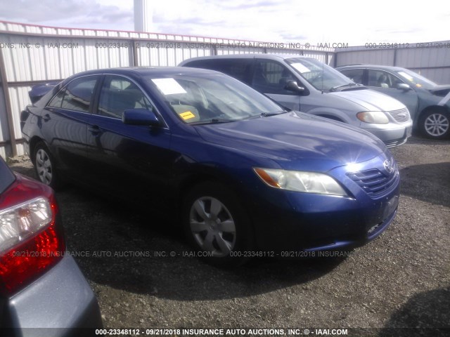 4T4BE46K38R033784 - 2008 TOYOTA CAMRY CE/LE/XLE/SE BLUE photo 1