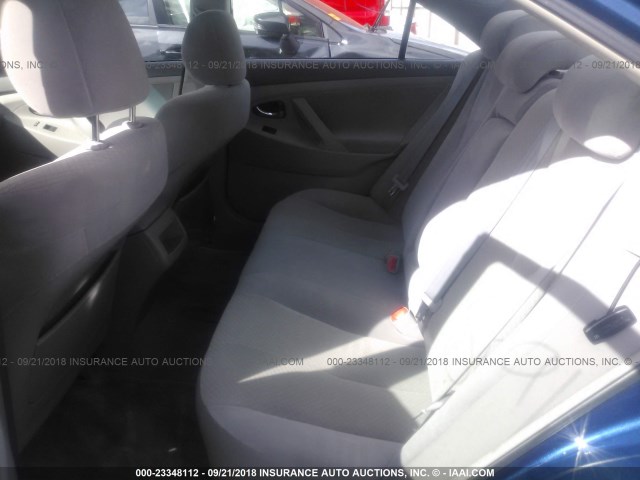 4T4BE46K38R033784 - 2008 TOYOTA CAMRY CE/LE/XLE/SE BLUE photo 8