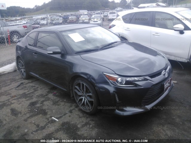 JTKJF5C71E3069478 - 2014 TOYOTA SCION TC GRAY photo 1