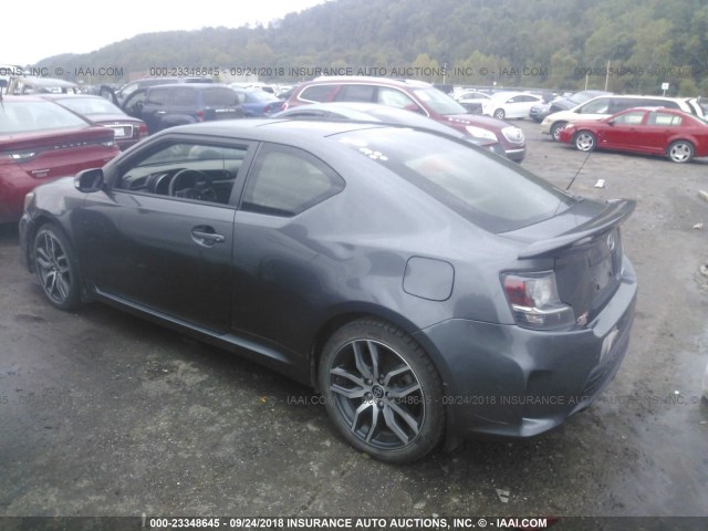 JTKJF5C71E3069478 - 2014 TOYOTA SCION TC GRAY photo 3