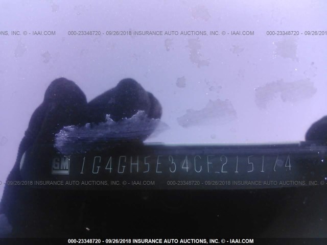 1G4GH5E34CF215174 - 2012 BUICK LACROSSE PREMIUM BLACK photo 9