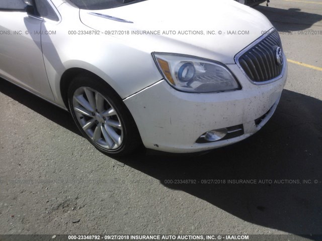 1G4PR5SK0E4184755 - 2014 BUICK VERANO CONVENIENCE WHITE photo 6