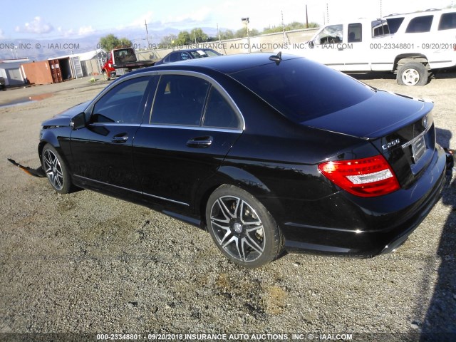 WDDGF4HB3ER304877 - 2014 MERCEDES-BENZ C 250 BLACK photo 3