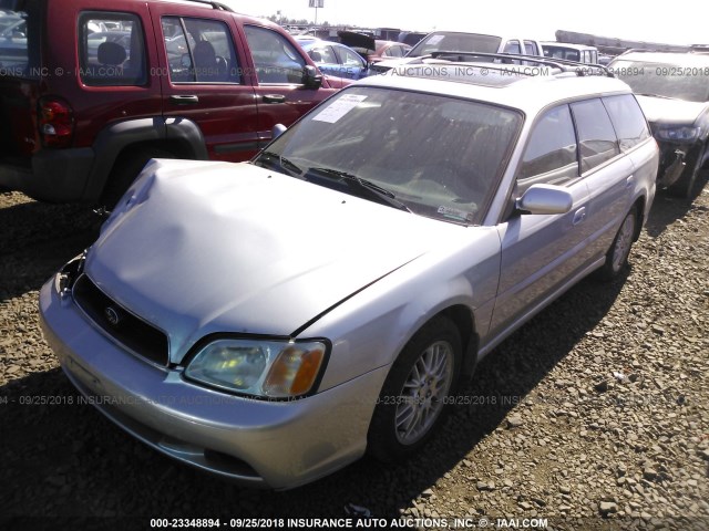 4S3BH635337301840 - 2003 SUBARU LEGACY L/L SPECIAL SILVER photo 2