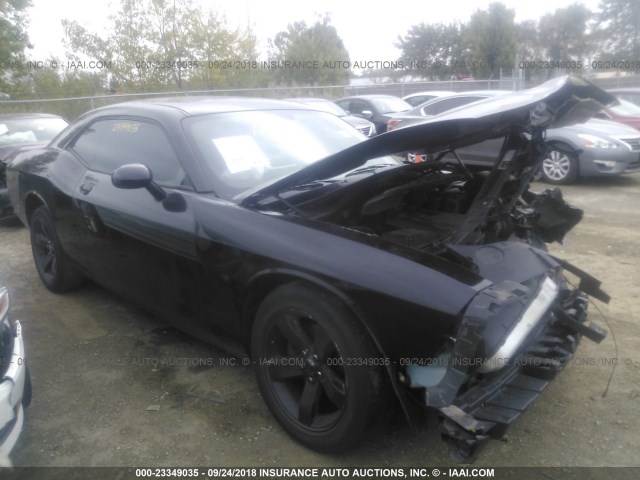 2C3CDYAG9EH208526 - 2014 DODGE CHALLENGER SXT BLACK photo 1