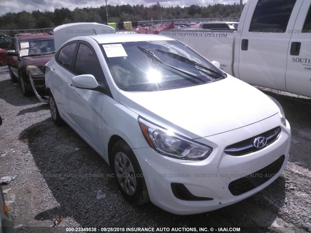 KMHCT4AE6GU133639 - 2016 HYUNDAI ACCENT SE WHITE photo 1