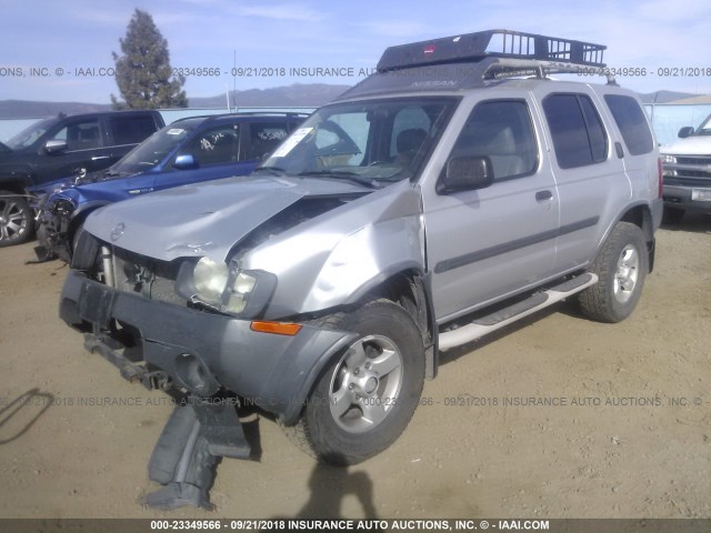 5N1ED28Y04C637194 - 2004 NISSAN XTERRA XE/SE SILVER photo 2