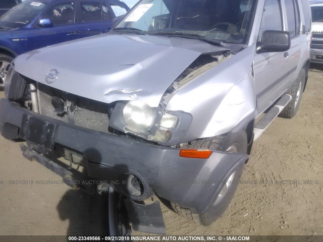 5N1ED28Y04C637194 - 2004 NISSAN XTERRA XE/SE SILVER photo 6