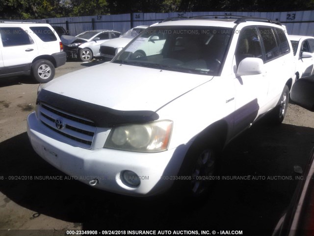 JTEHF21AX30122904 - 2003 TOYOTA HIGHLANDER LIMITED WHITE photo 2