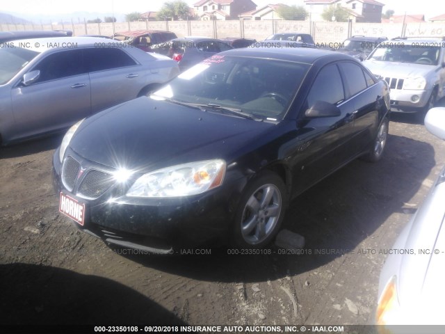 1G2ZH58N574211618 - 2007 PONTIAC G6 GT BLACK photo 2