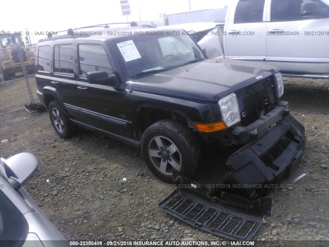 1J8HG48N58C156432 - 2008 JEEP COMMANDER SPORT BLACK photo 1