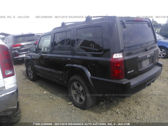 1J8HG48N58C156432 - 2008 JEEP COMMANDER SPORT BLACK photo 3