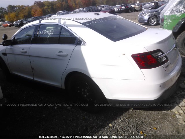 1FAHP2MK2HG115343 - 2017 FORD TAURUS POLICE INTERCEPTOR WHITE photo 3