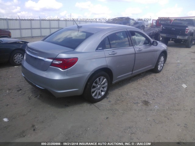 1C3CCBBG2DN528386 - 2013 CHRYSLER 200 TOURING SILVER photo 4