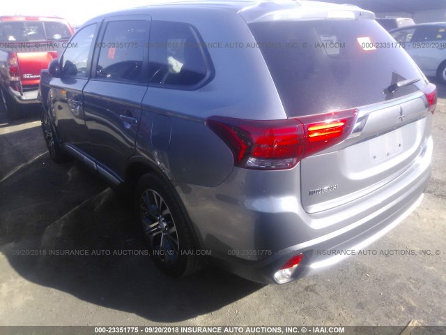 JA4AZ3A30GZ022178 - 2016 MITSUBISHI OUTLANDER SE/SEL GRAY photo 3