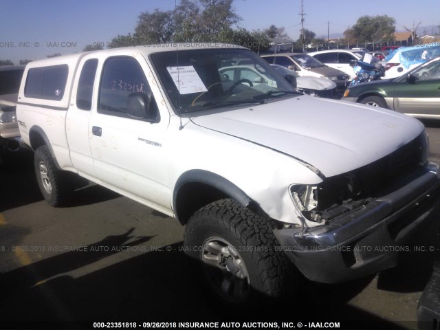 4TAWN72N9YZ616800 - 2000 TOYOTA TACOMA XTRACAB WHITE photo 1