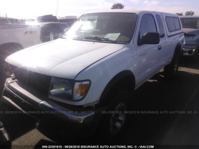 4TAWN72N9YZ616800 - 2000 TOYOTA TACOMA XTRACAB WHITE photo 6