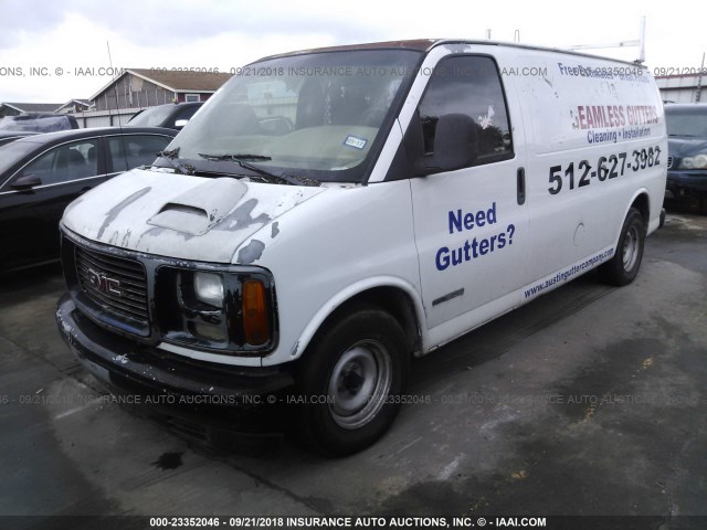 1GTEG15M921111114 - 2002 GMC SAVANA G1500 WHITE photo 2