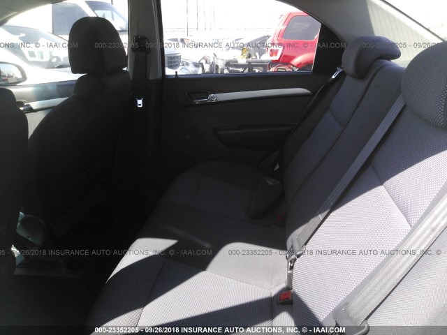 KL1TD5DE7AB127376 - 2010 CHEVROLET AVEO LS/LT WHITE photo 8
