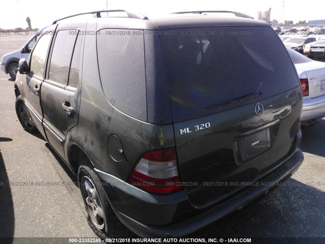 4JGAB54E4YA147473 - 2000 MERCEDES-BENZ ML 320 GREEN photo 3