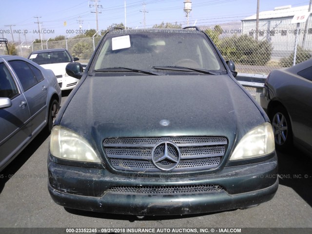 4JGAB54E4YA147473 - 2000 MERCEDES-BENZ ML 320 GREEN photo 6