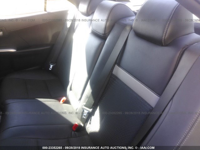 4T1BF1FK0EU828261 - 2014 TOYOTA CAMRY L/SE/LE/XLE წითელი ფოტო 8