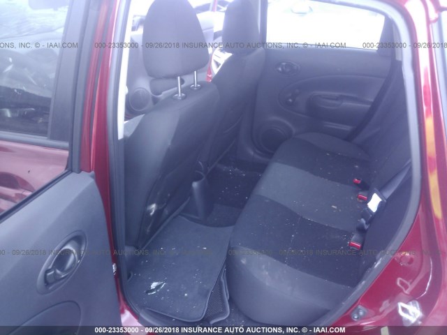 3N1CE2CP2JL357724 - 2018 NISSAN VERSA NOTE S/S PLUS/SV/SL/SR RED photo 8