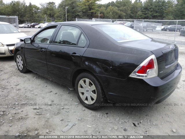 3FAFP06Z76R174352 - 2006 FORD FUSION S BLACK photo 3