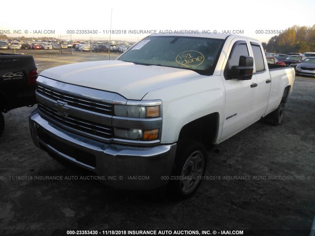 1GC2CUEG3GZ336907 - 2016 CHEVROLET SILVERADO C2500 HEAVY DUTY WHITE photo 2