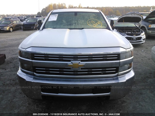 1GC2CUEG3GZ336907 - 2016 CHEVROLET SILVERADO C2500 HEAVY DUTY WHITE photo 6