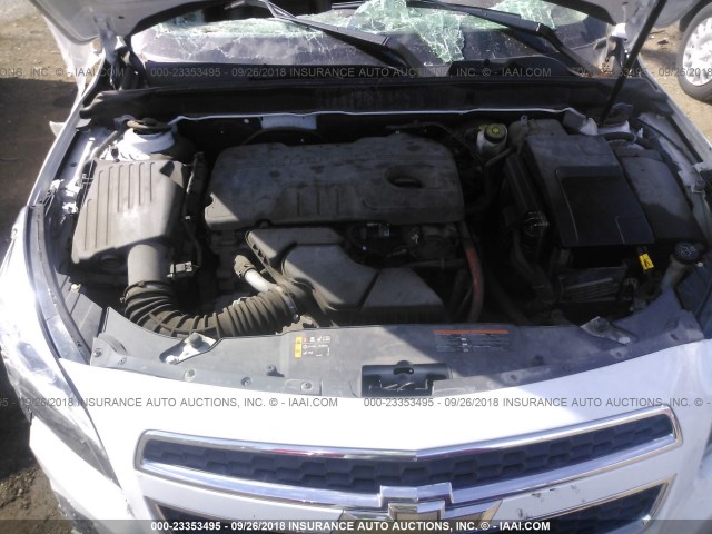 1G11D5SRXDF293418 - 2013 CHEVROLET MALIBU 1LT 白色 照片 10